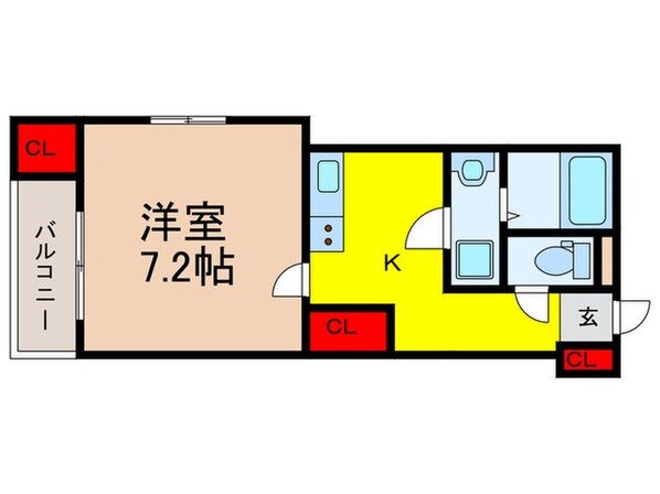 ヴィアソーレ茨木の物件間取画像